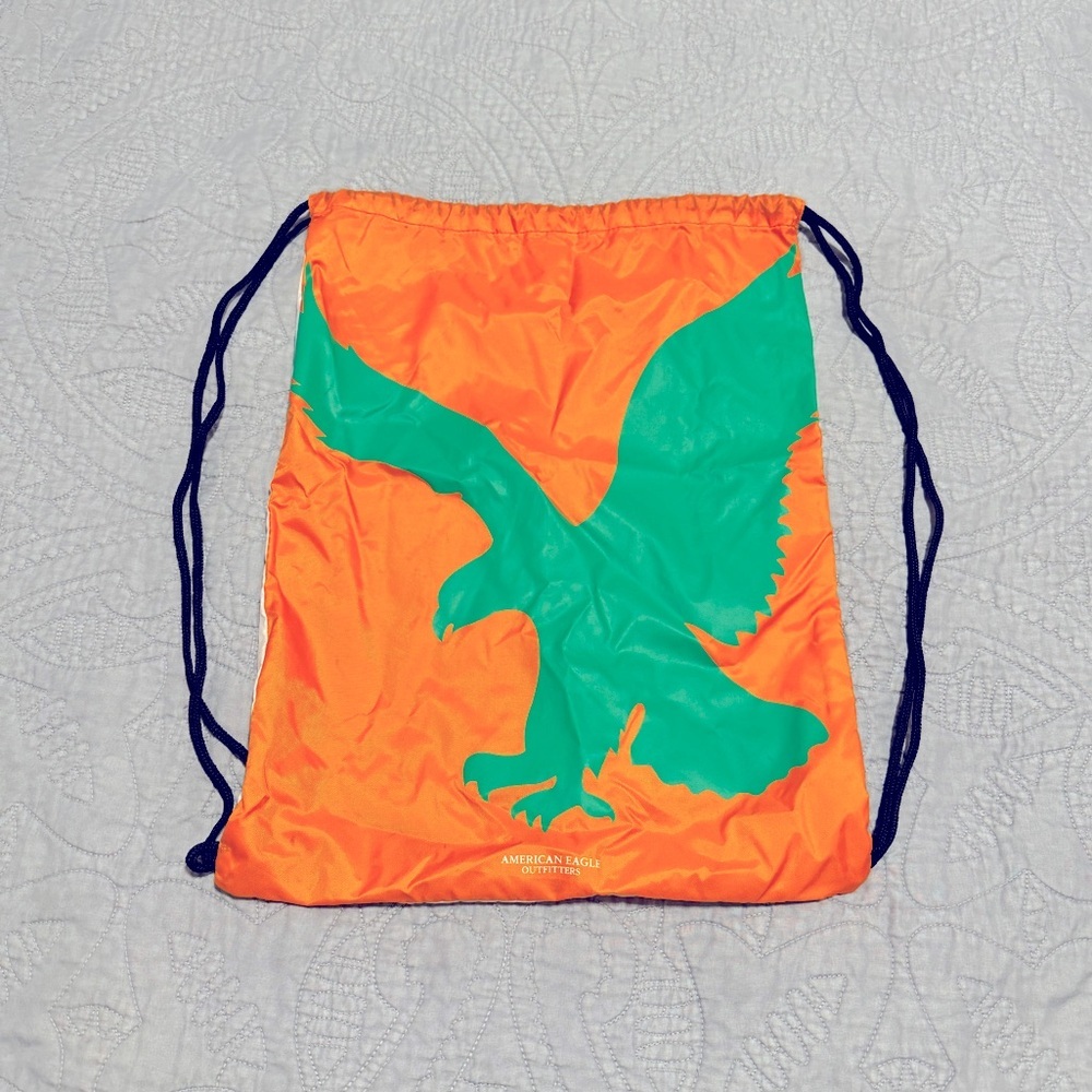 Y2K American Eagle Outfitters Drawstring Backpack